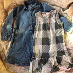 Set of dresses, Carter's and Burt's Bees, Size 6
